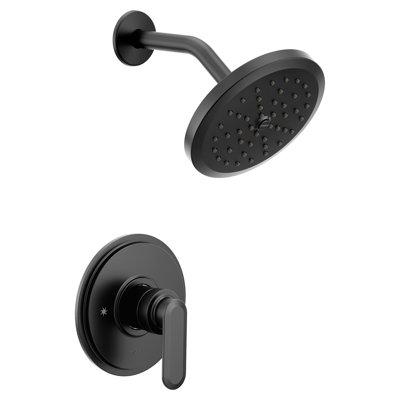 Moen UT33322EP Greenfield Shower Only Trim Package with 1.75 GPM Single Function Shower Head Matte Black - *Plumbing