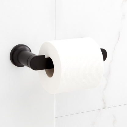 Signature Hardware 953658 Berwyn Wall Mounted Toilet Paper Holder Matte Black