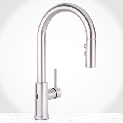 Miseno MNO191E Mia 1.75 GPM Single Hole Pull Down Electronic Sensor Kitchen Faucet