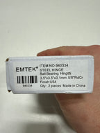 Emtek 3.5’’ x 3.5’’ Ball Bearing 5/8’’ Radius Corners Mortise Hinge - Pair - *Tools Hardware & Misc
