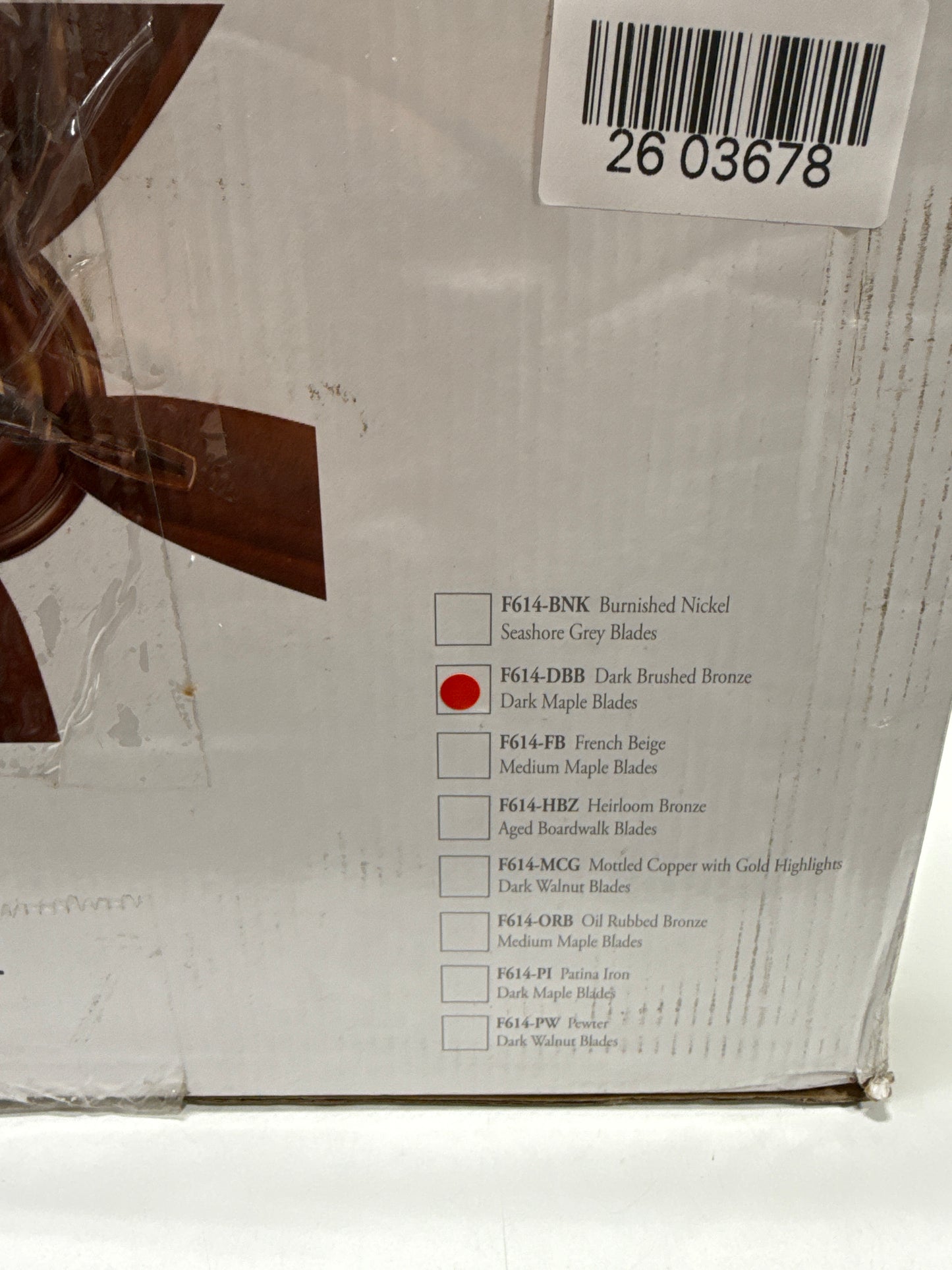 Minka-Aire F614-DBB Timeless 54 Inch Ceiling Fan in Dark Brushed Bronze Finish