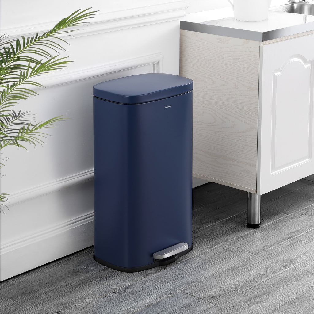 Dent Happimess Curtis 8-Gallon Trash Can Denim Blue - *Kitchen & Dining