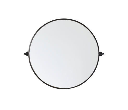 Elegant Lighting MR6B24SIL Everly 24 X 24 Inch Silver Mirror