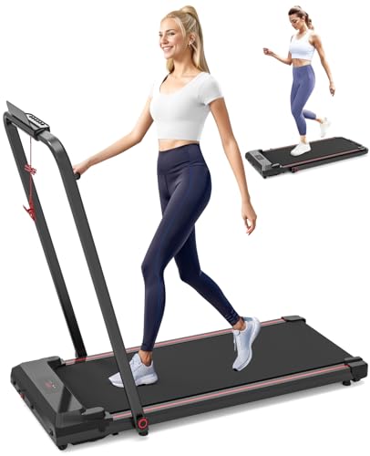 Sperax Treadmills for Home, Walking Pad with Handle Bar, 350 Lb Capacity