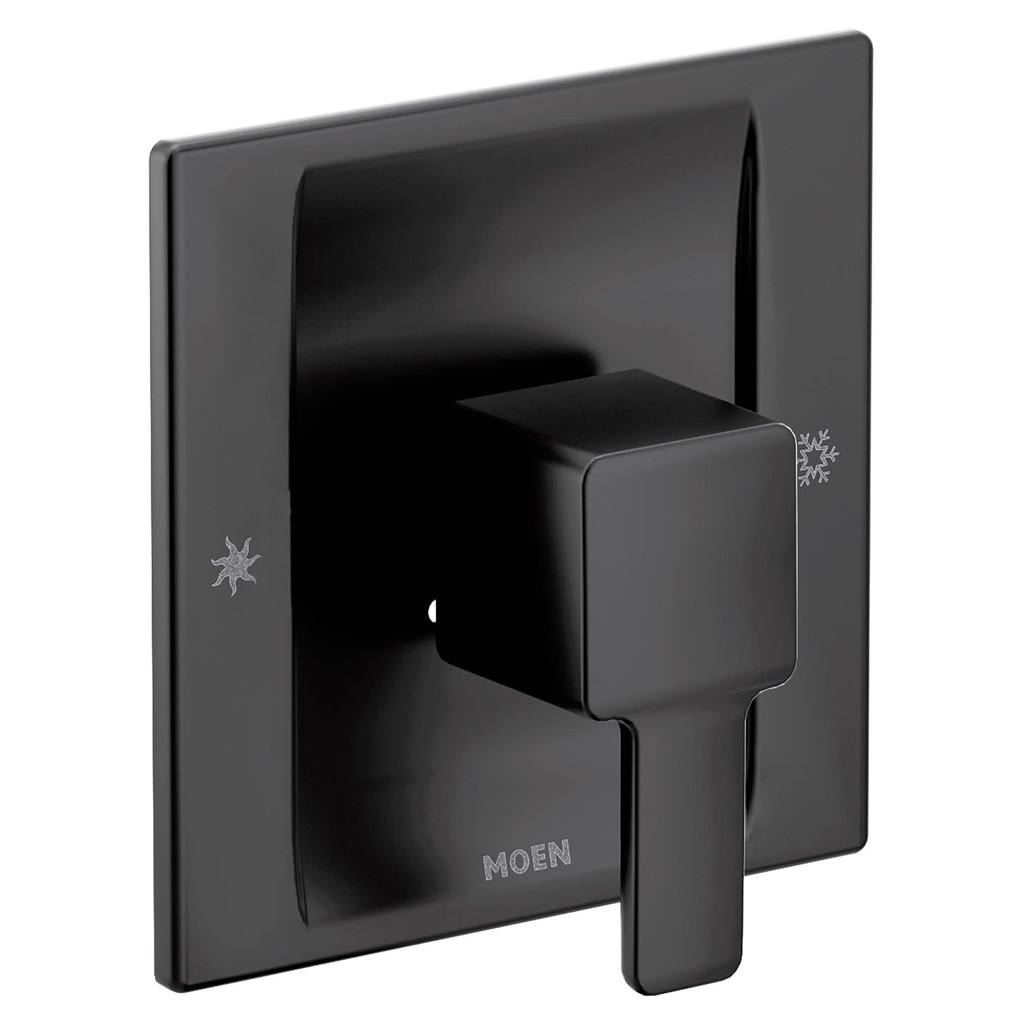 Moen TS2711 Single Handle Posi-Temp Pressure Balanced Valve Trim Only from the 90 Degree Collection (Less Valve) Matte Black