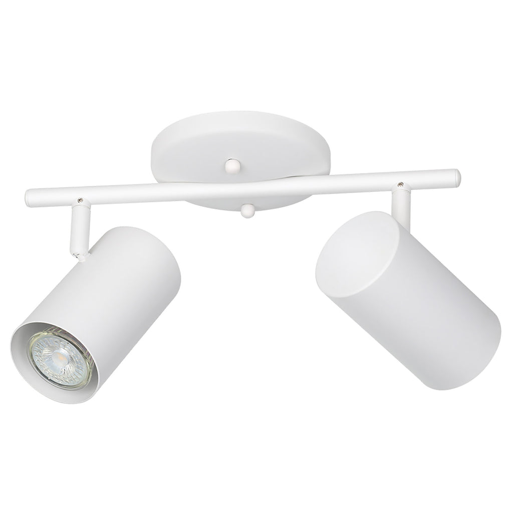 Eglo 205166A Calloway 2 Light 13" Wide Fixed Rail Ceiling Fixture White