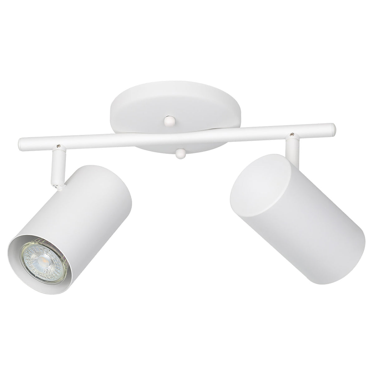 Eglo 205166A Calloway 2 Light 13" Wide Fixed Rail Ceiling Fixture White
