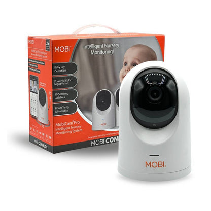Mobicam Pro Intelligent Baby Monitor: Full HD, Pan & Tilt, Color Night Vision