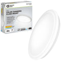 20 in. Low Profile LED Flush Mount Round Ceiling Light 2400 Lumens 3000K 4000K 5000K Dimmable Bedroom Lighting