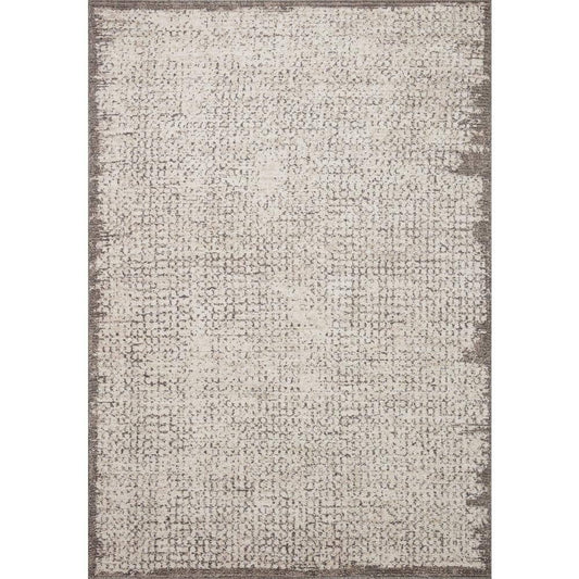 Loloi II Darby Collection DAR-04 Ivory/Stone 18" x 18" Sample Rug