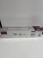 Sibley 24 in. 1-Light Chrome LED Dimmable Bathroom Vanity Light Bar with Clear Glass and Clear Crystals Bulb Included