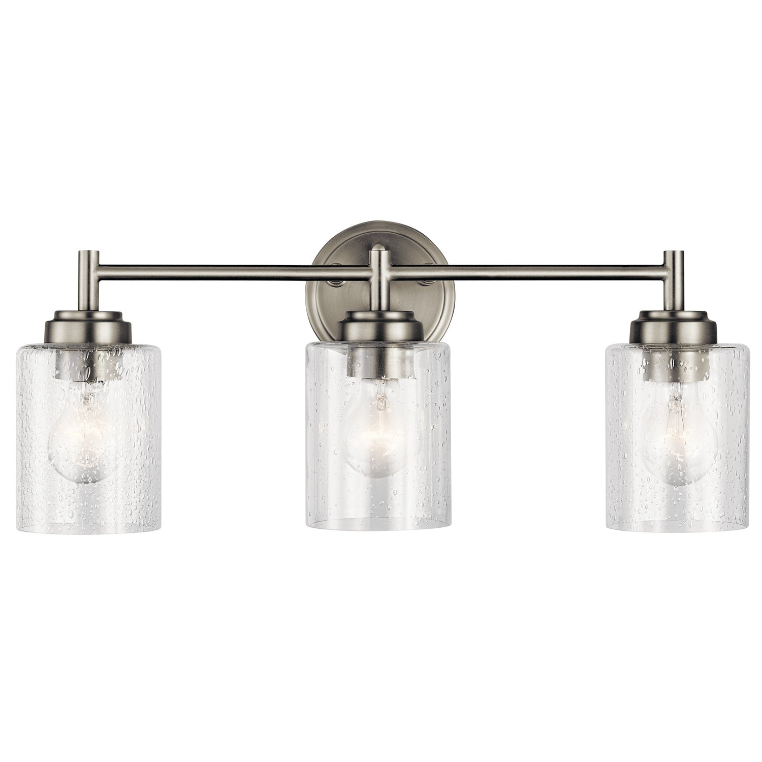 Kichler Winslow 3 Light 22" Wide Bathroom Vanity Light Brushed Nickel