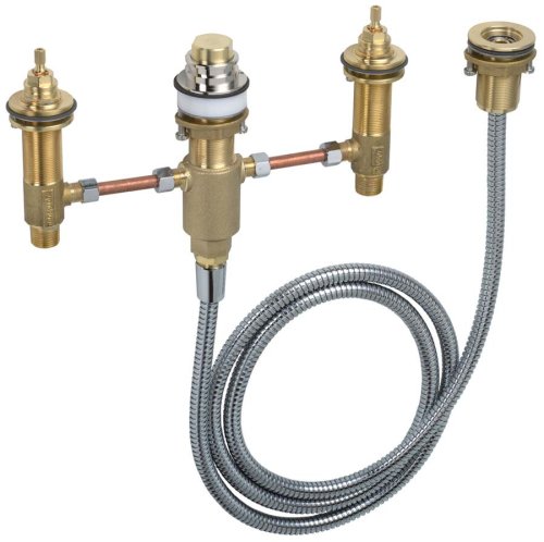 hansgrohe 06646000 4-Hole Rough Tub Filler,Brass, 0.5