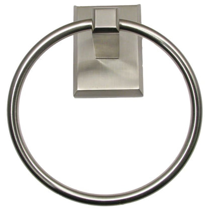 Scratch Utica Towel Ring Satin Nickel