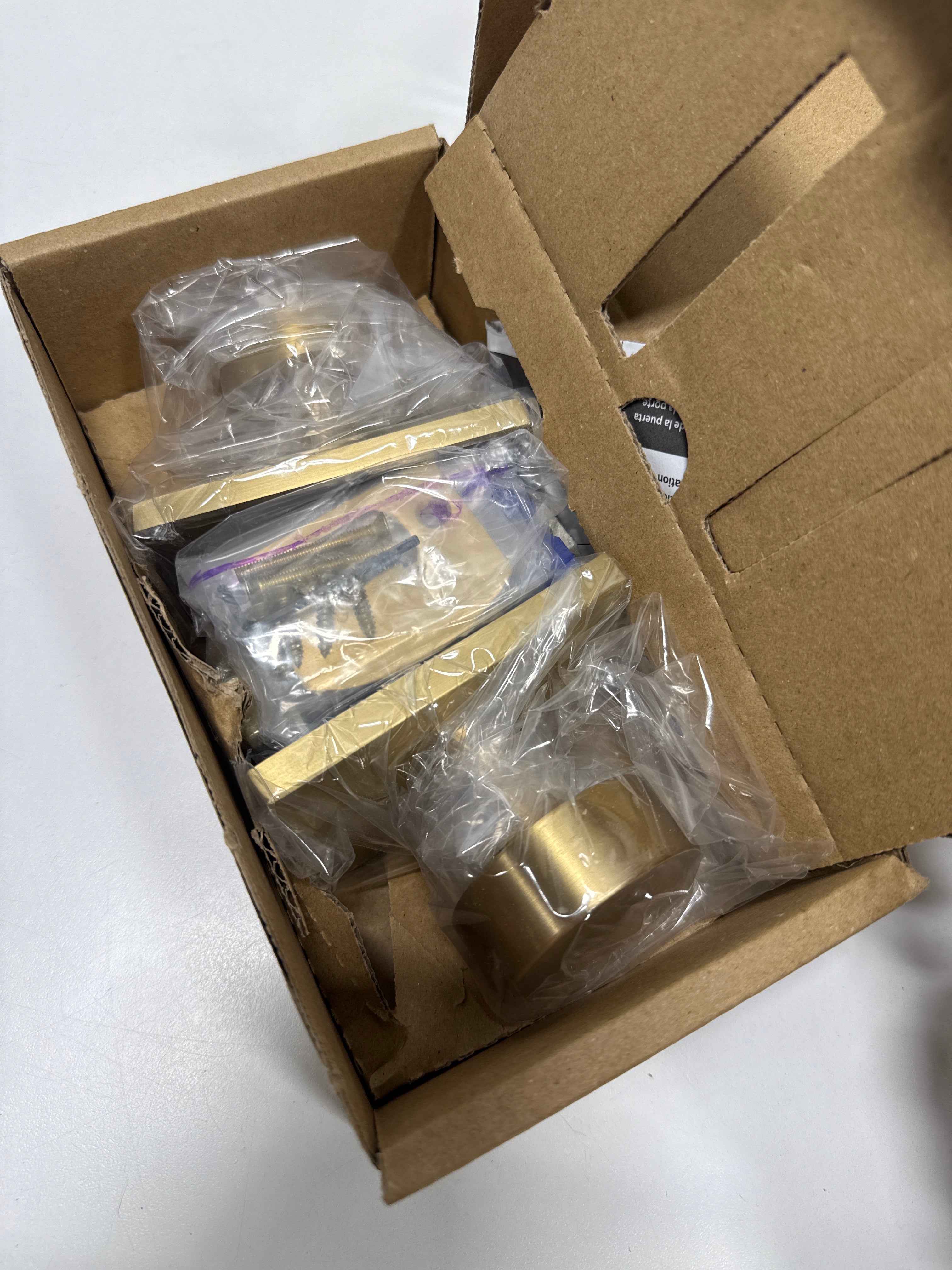 Emtek Satin Brass Passage 5112HLOUS4RH