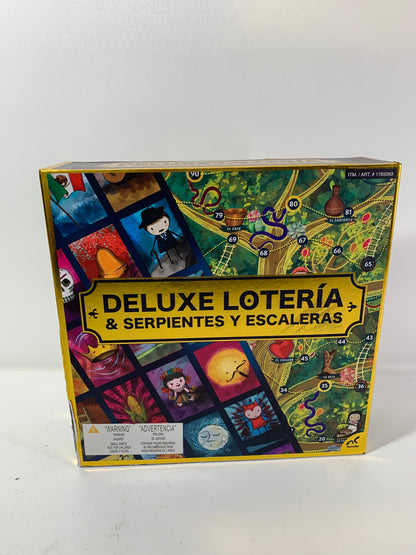 DELUXE LOTERIA and SERPIENTES Y ESCALERAS TRADITIONAL MEXICAN FAMILY GAMES