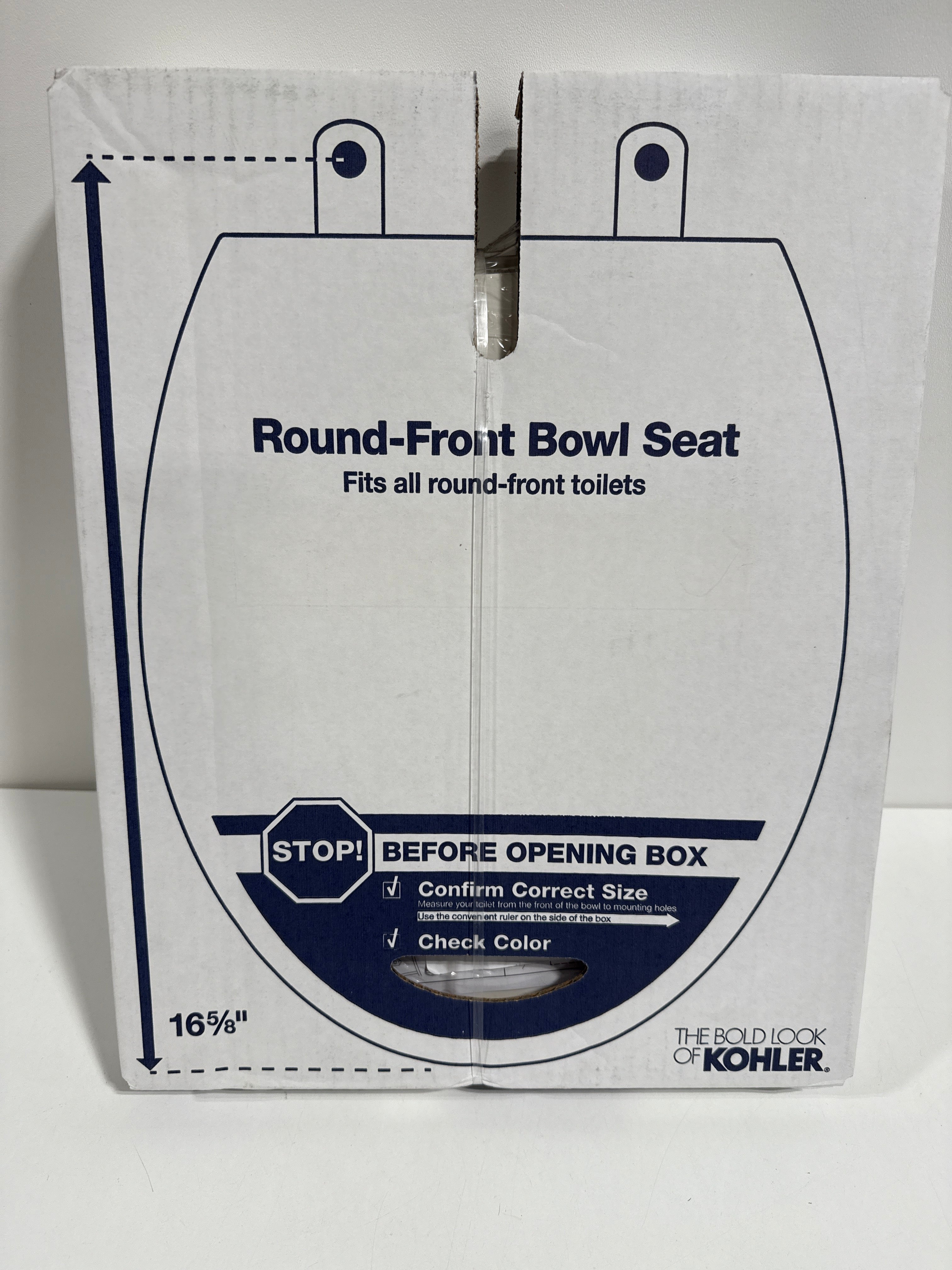 KOHLER K-4775 Brevia Quick-Release Round-front Toilet Seat - *Plumbing
