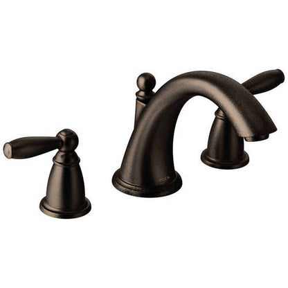 Moen Brantford Oil Rubbed Bronze 2-Handle Deck Mount Roman Tub Faucet Trim Kit Valve Required, T4943ORB