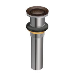 Moen Spring Loaded Push Button Bathroom Drain Assembly (without Overflow) - Oil Rubbed Bronze