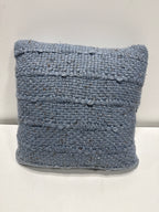 Square Marled Knit Pillow Light Blue - Threshold - *Home Decor & Curtains