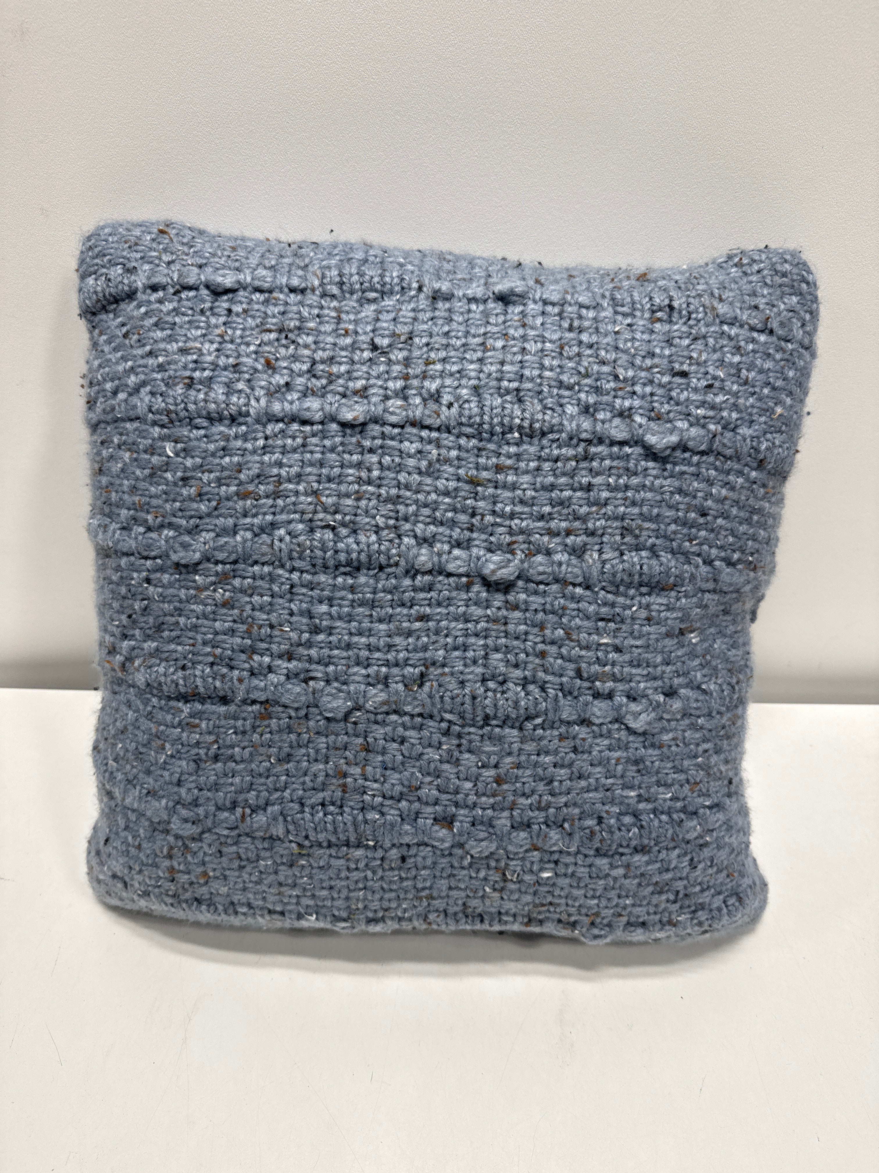 Square Marled Knit Pillow Light Blue - Threshold - *Home Decor & Curtains
