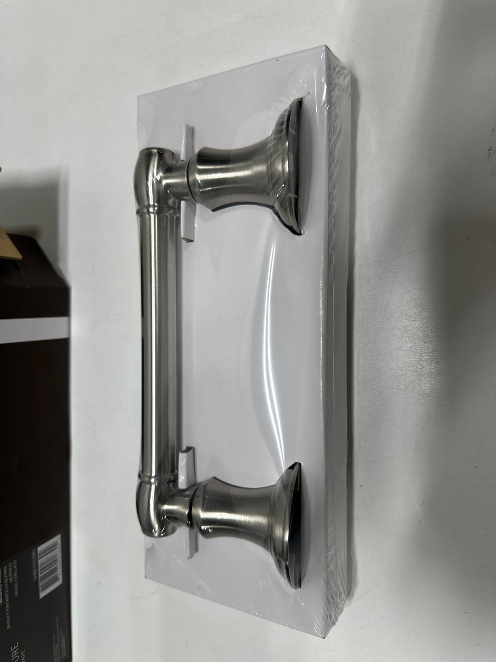 Signature Hardware 948235 Beasley Wall-Mounted Toilet Paper Holder Brushed Nickel