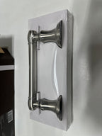 Signature Hardware 948235 Beasley Wall-Mounted Toilet Paper Holder Brushed Nickel