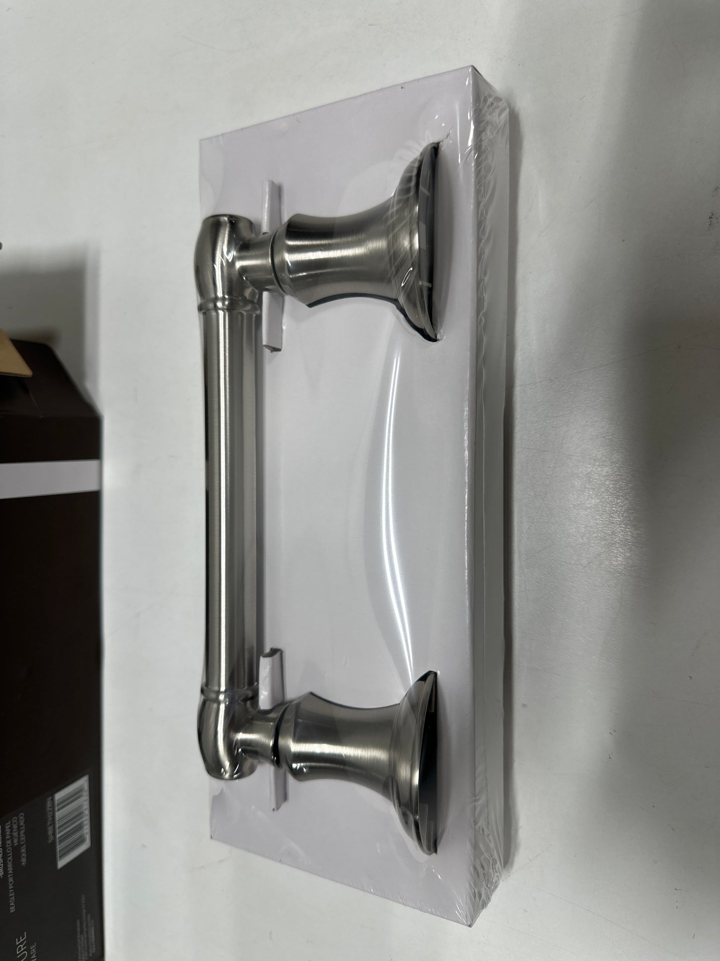 Signature Hardware 948235 Beasley Wall-Mounted Toilet Paper Holder Brushed Nickel