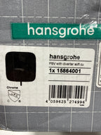 hansgrohe Ecostat Modern Pressure Balance Shower Valve Trim in Chrome, 15864001