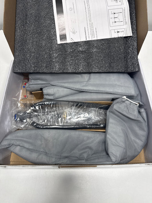 Phiestina 3-Hole Low-Arch 2-Handle Wide Spread Bathroom Faucets with Valve and Metal Pop-up Drain Assembly