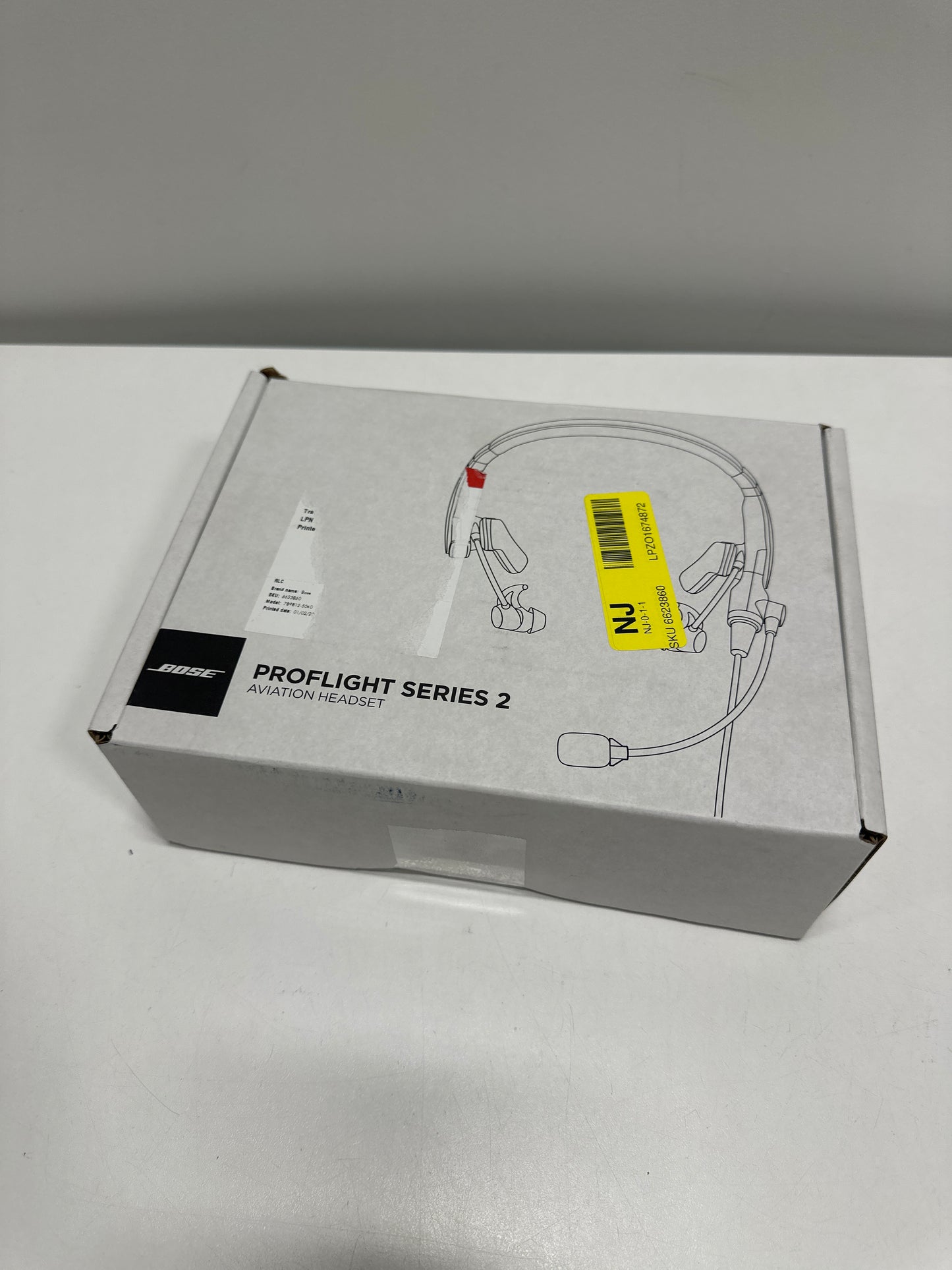 Bose - ProFlight Series 2 Bluetooth Noise-Cancelling in-Ear Aviation Headset with 6-pin Lemo Plug - Black