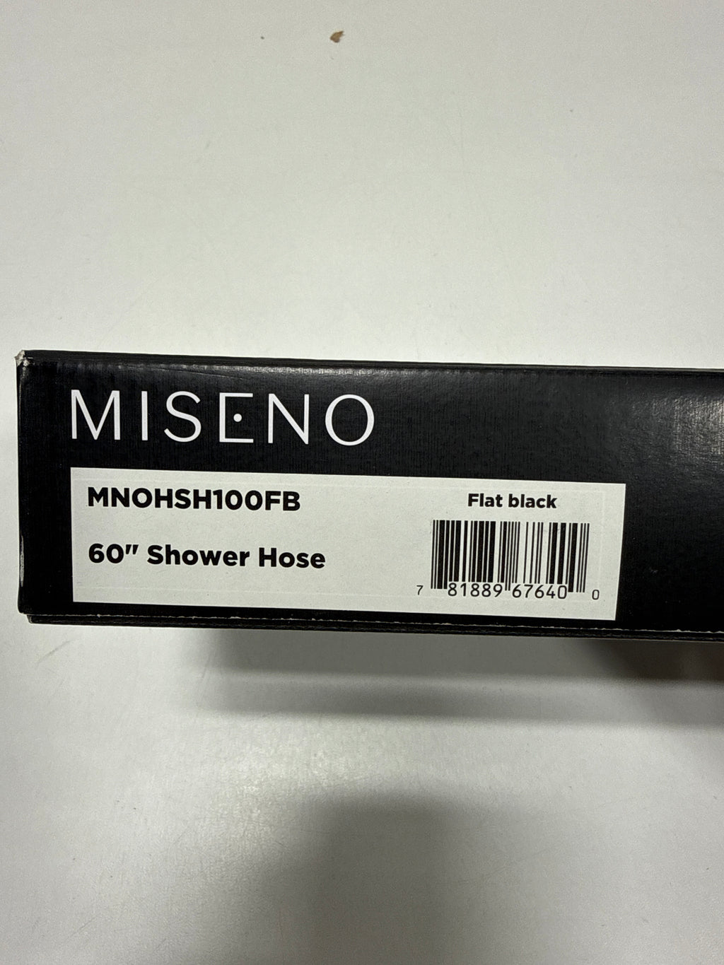 Miseno MNOHSH100 60" Hand Shower Hose with 1/2" Connections - Flat Black