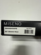 Miseno MNOHSH100 60" Hand Shower Hose with 1/2" Connections - Flat Black