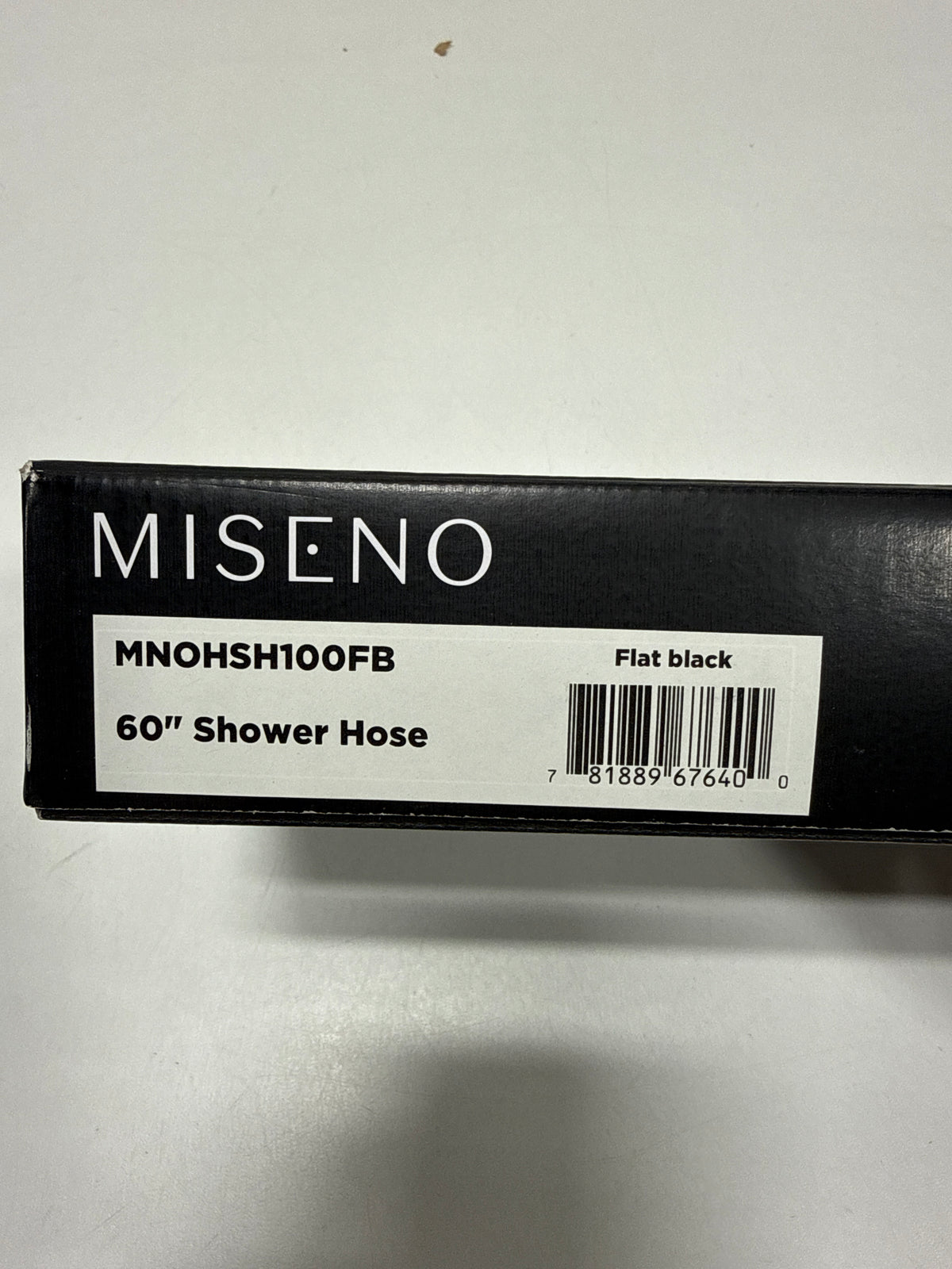 Miseno MNOHSH100 60" Hand Shower Hose with 1/2" Connections - Flat Black