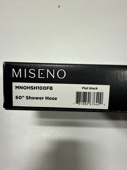 Miseno MNOHSH100 60" Hand Shower Hose with 1/2" Connections - Flat Black