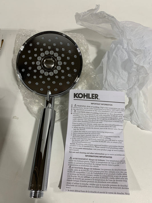 Kohler K-22166 Purist 2.5 GPM Multi Function Hand Shower with MasterClean and Katalyst