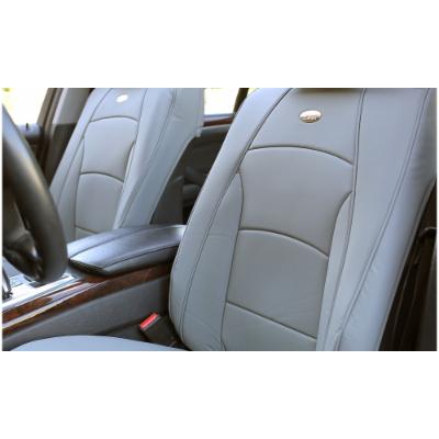 FH Group Ultra Comfort Leatherette Seat Cushions PU205102SOLIDGRAY-RT
