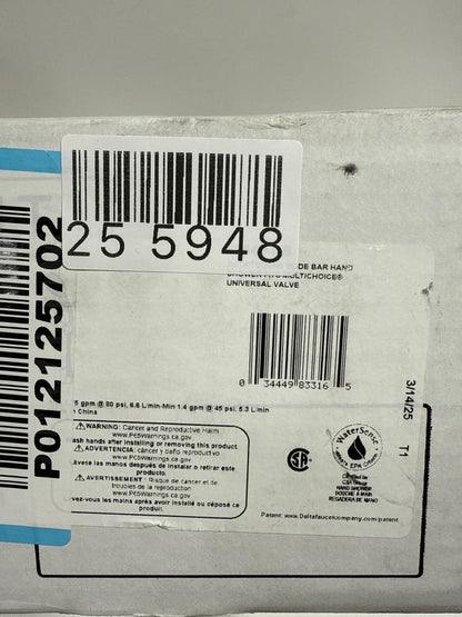 Delta: ActivTouch 9-Setting Slide Bar Hand Shower