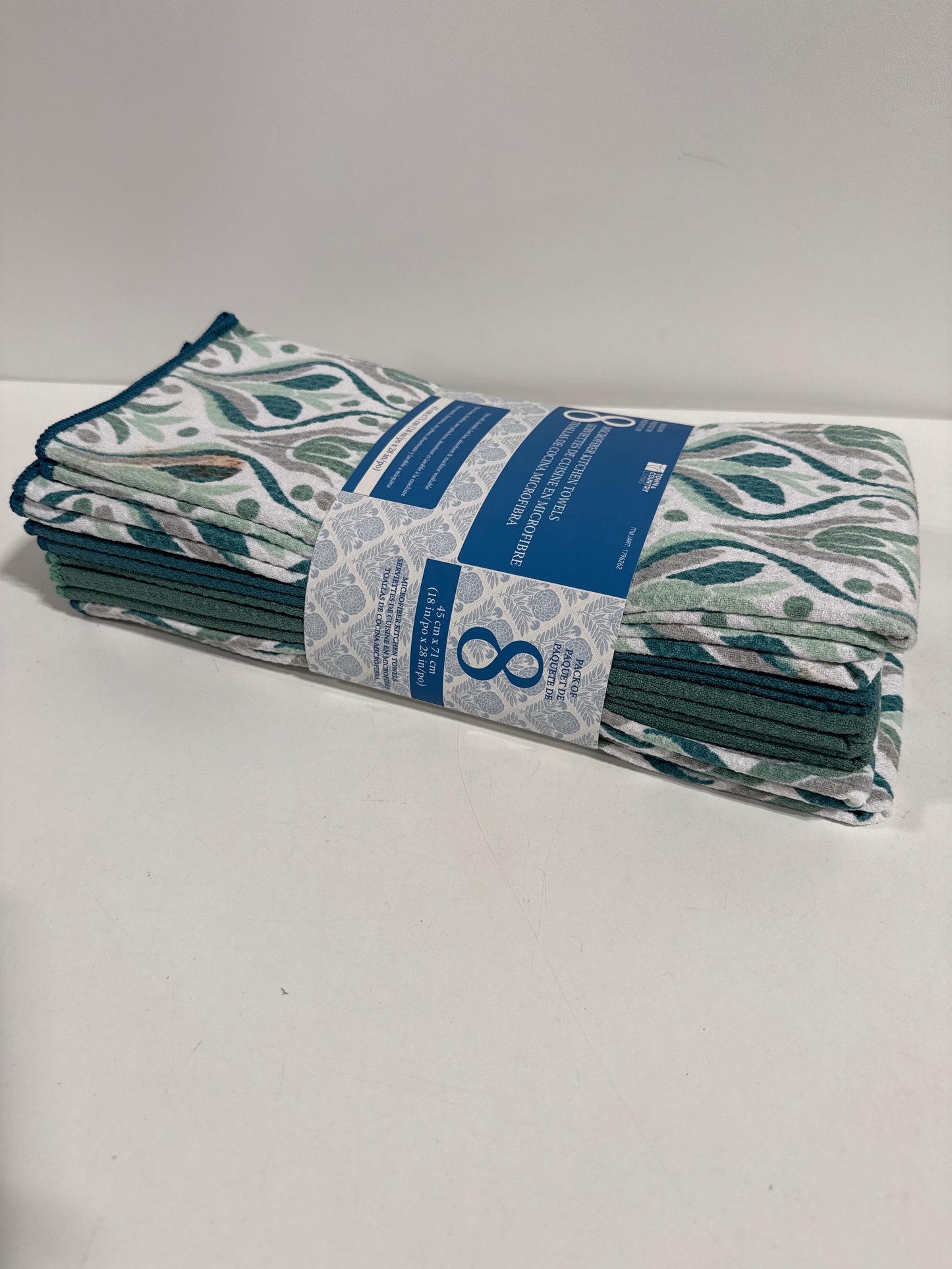 Town & Country Living 8 pack Microfiber Kitchen Towels