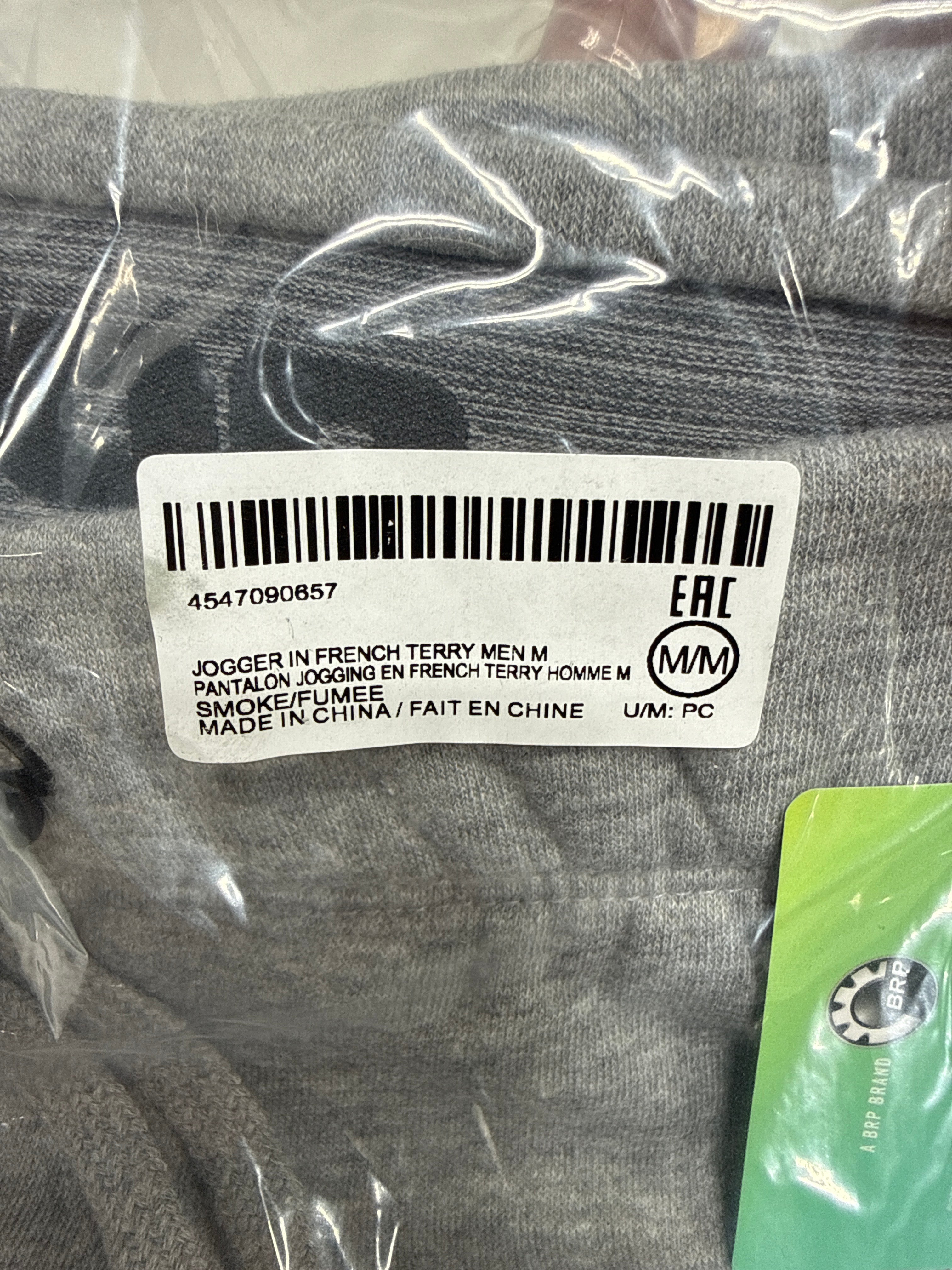 Ski-Doo Men's French Terry Jogger Pants Smoke Grey