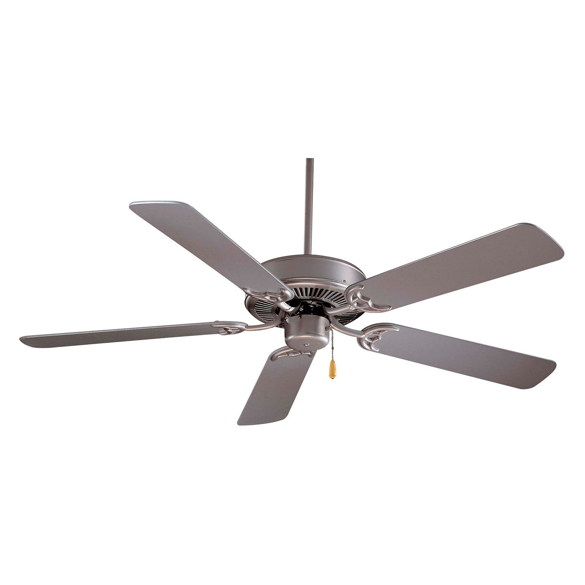 MinkaAire Contractor 52 Contractor 52" 5 Blade Indoor Ceiling Fan Brushed Steel Fans Ceiling Fans Indoor Ceiling Fans