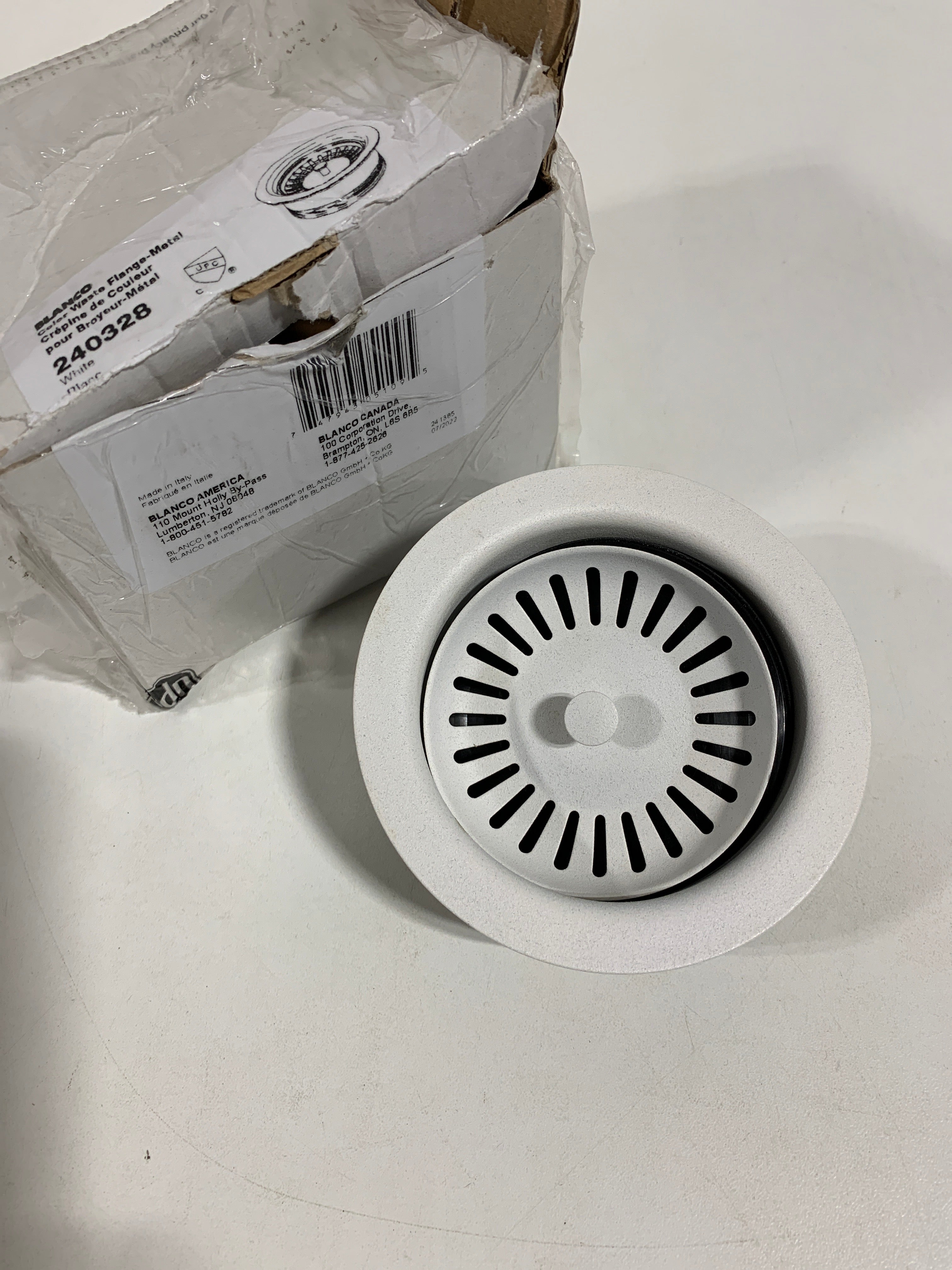 Blanco 240328 3.5" Disposal Flange White