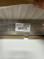 Emtek 87150 Modern Edge 12 Inch Center to Center Finger Cabinet Pull