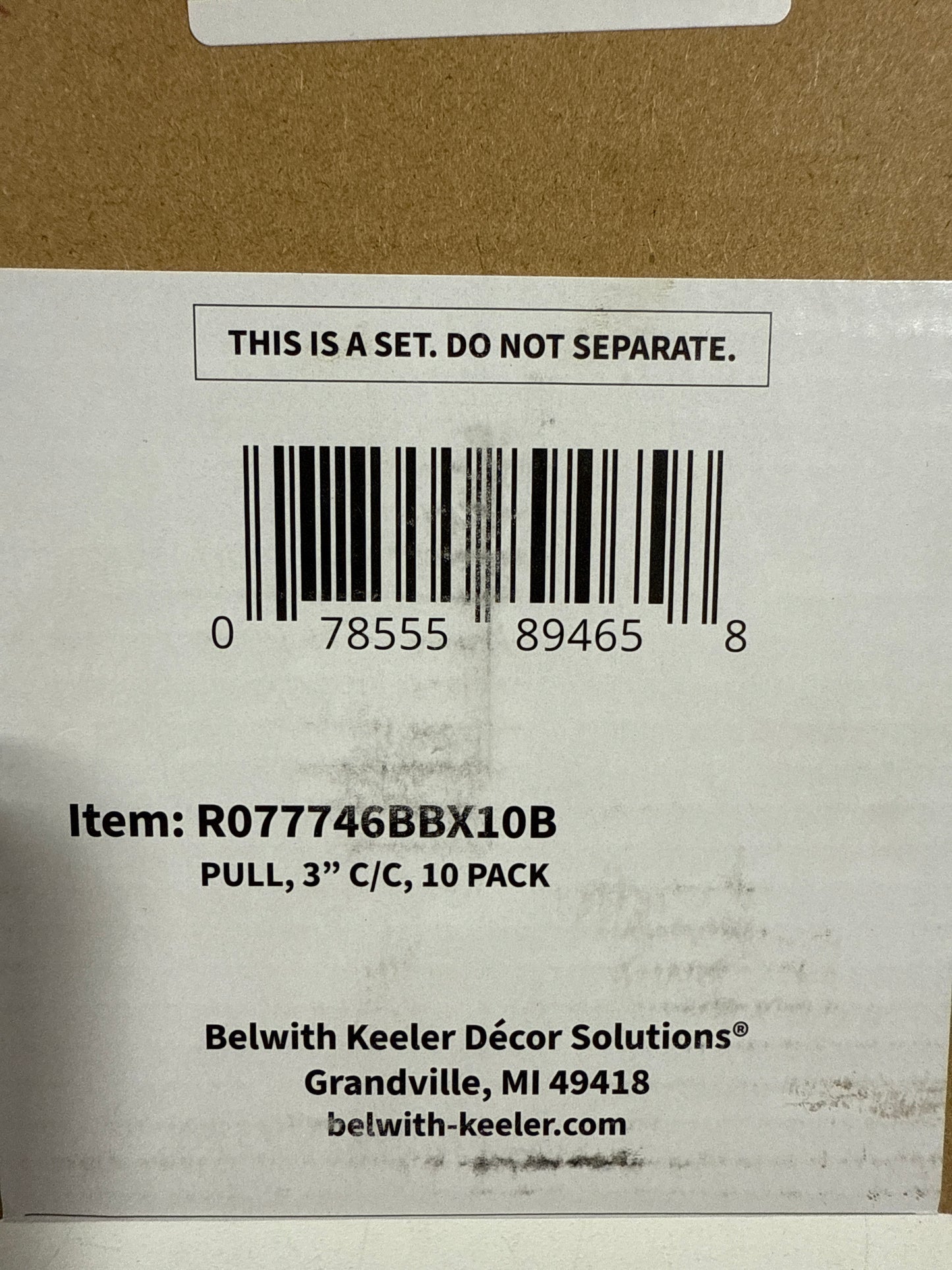Heritage Designs 3 in. (76 Mm) Center-to-Center Brushed Brass Drawer Pull Bar Pull (10-Pack)