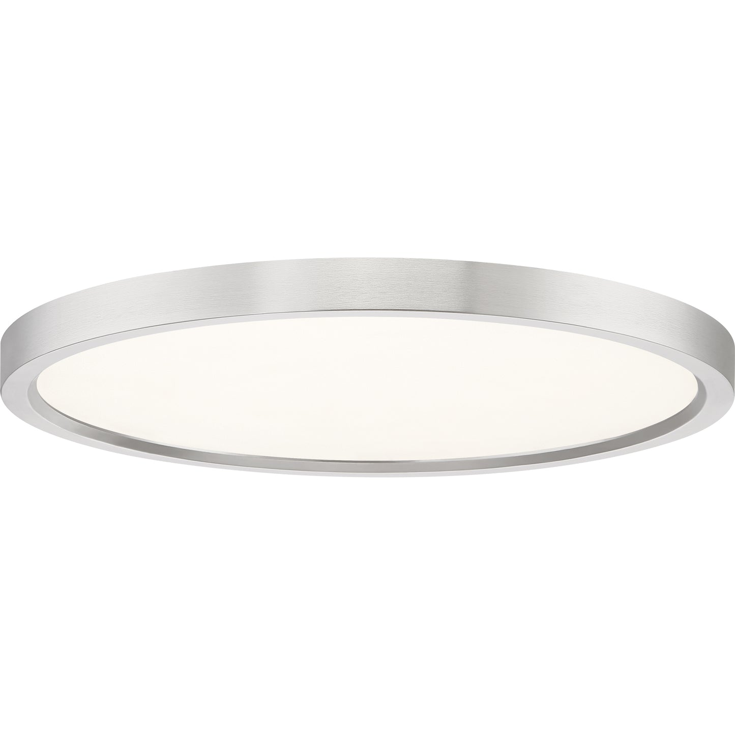 Quoizel OST1715 Outskirts 15" Wide LED Flush Mount Ceiling Fixture Brushed Nickel Indoor