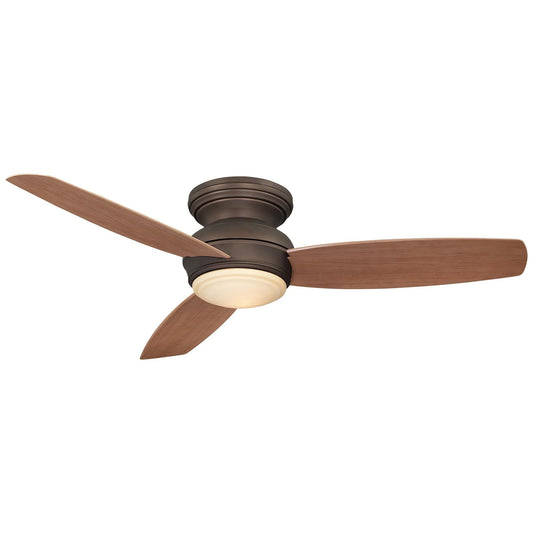 Minka-Aire 52" FLUSH MOUNT CEILING FAN, Oil-Rubbed Bronze (LED Light)