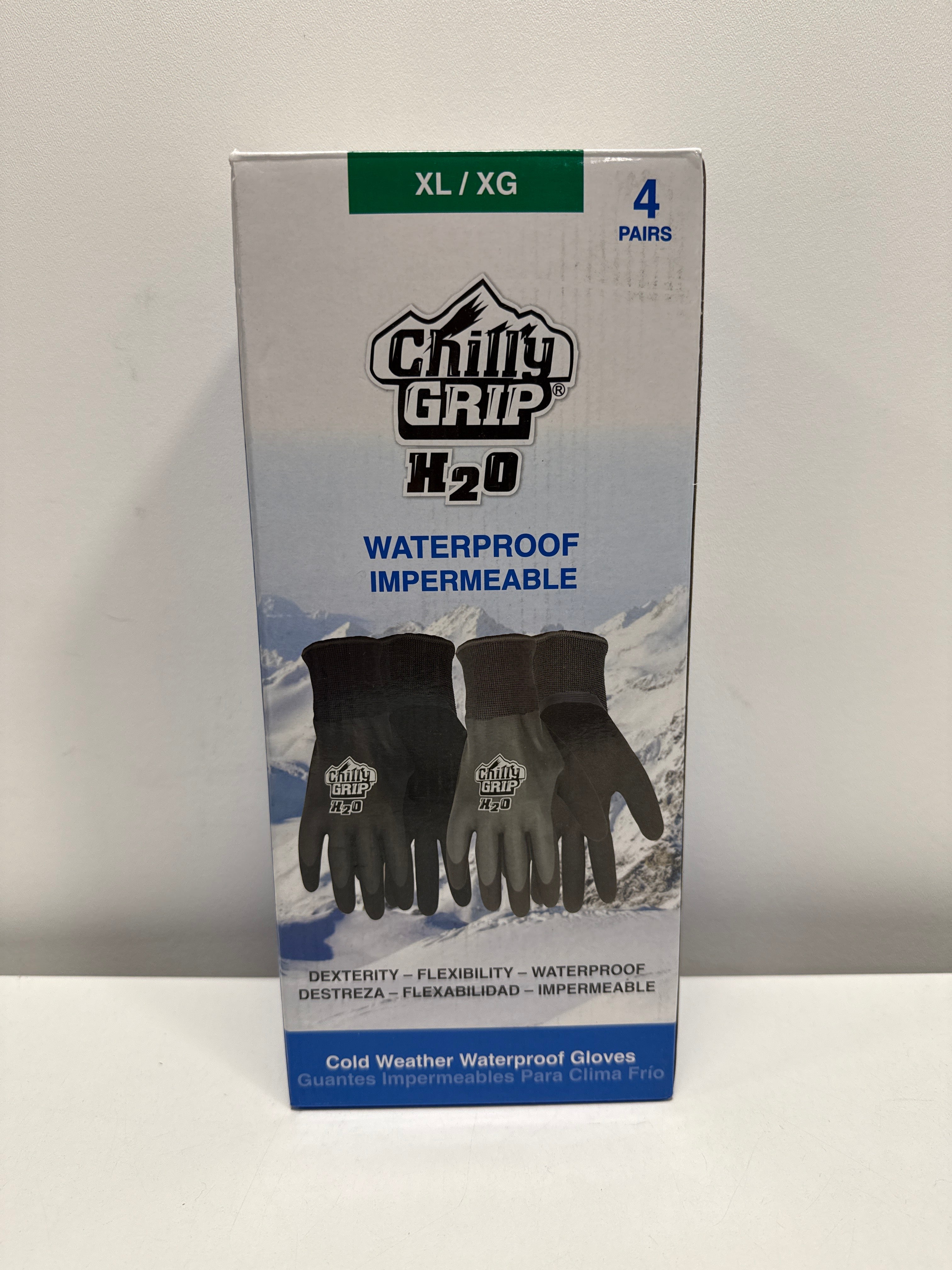 Chilly Grip Winter Work Gloves 4 Pack