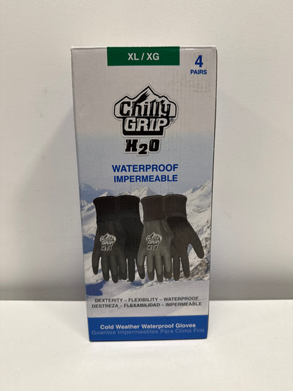 Chilly Grip Winter Work Gloves 4 Pack