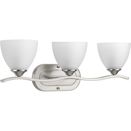 P300097-009-Progress Lighting-Laird - 3 Light in Transitional and Traditional Style - 23.75 Inches Wide by 8 Inches High-Brushed Nickel Finish