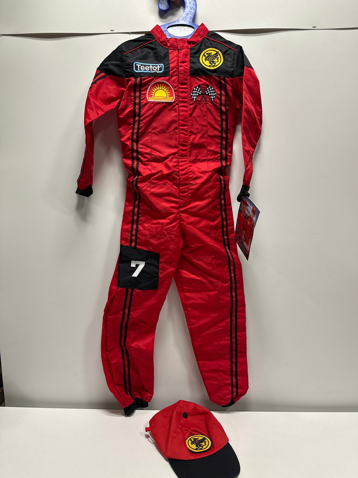 Racing Teetot Costume Kids  7-8  Adventure Factory